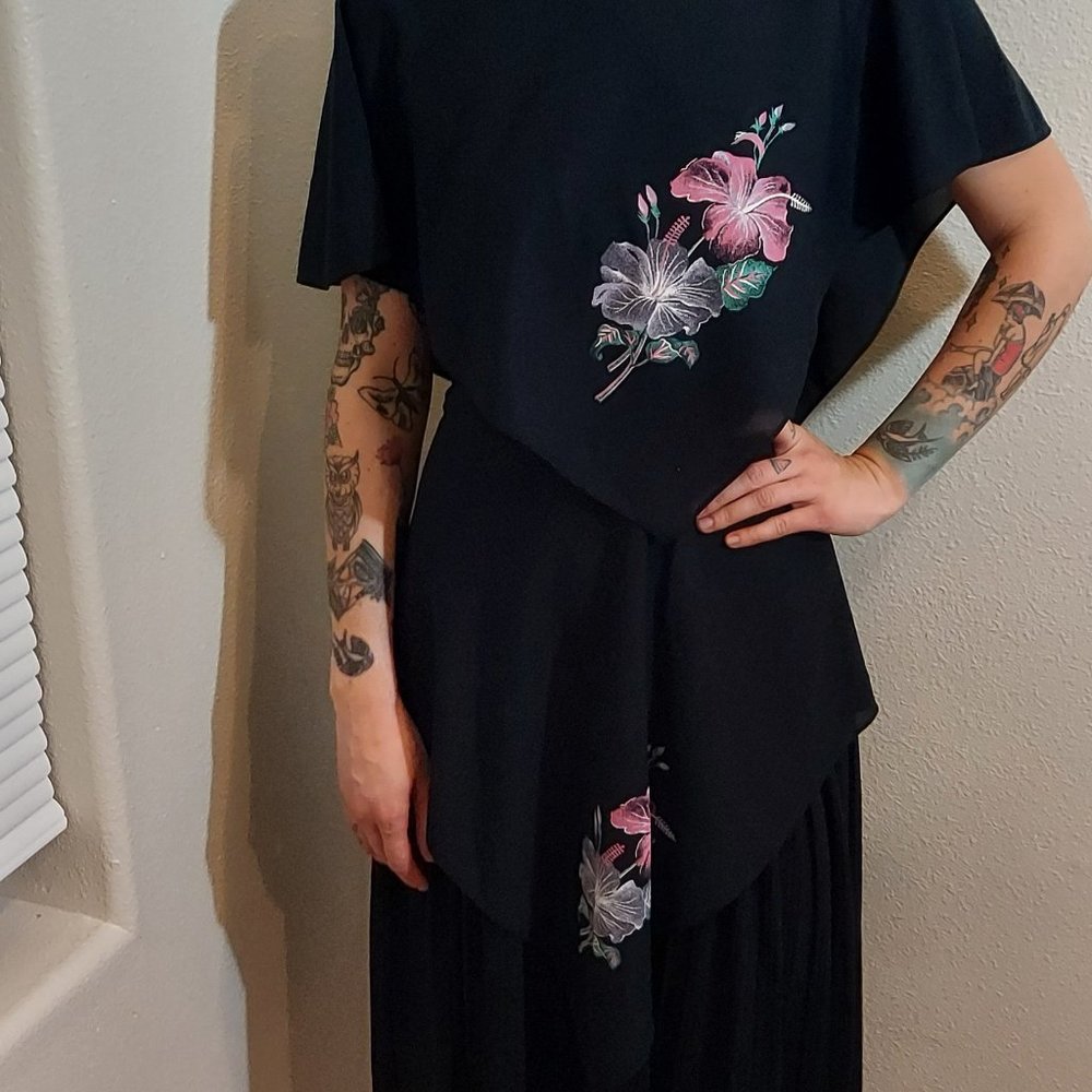 Vintage Gilberti Handkerchief Layered Dress
